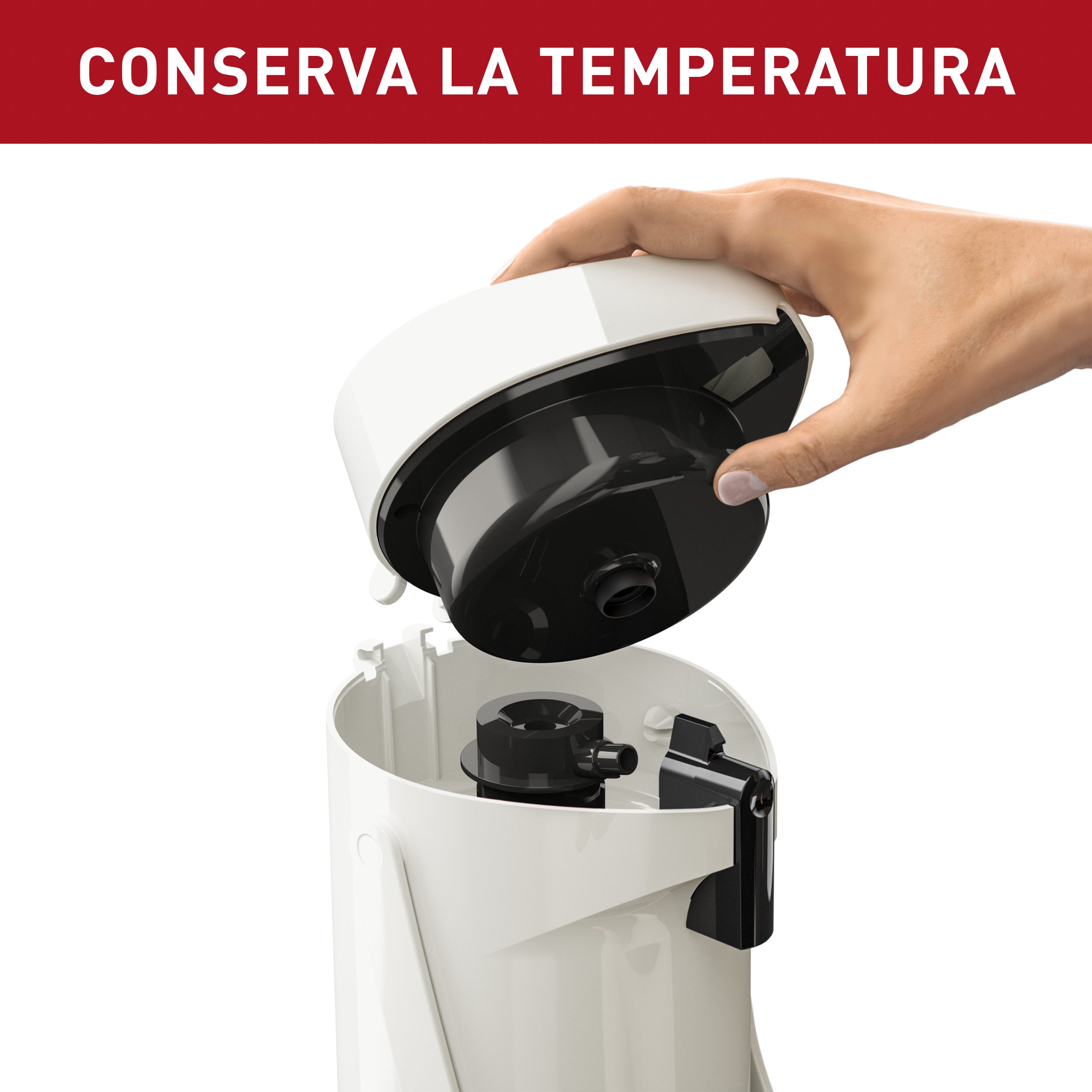 Termo Sifón Ponza 1,9L Blanco Tefal-2