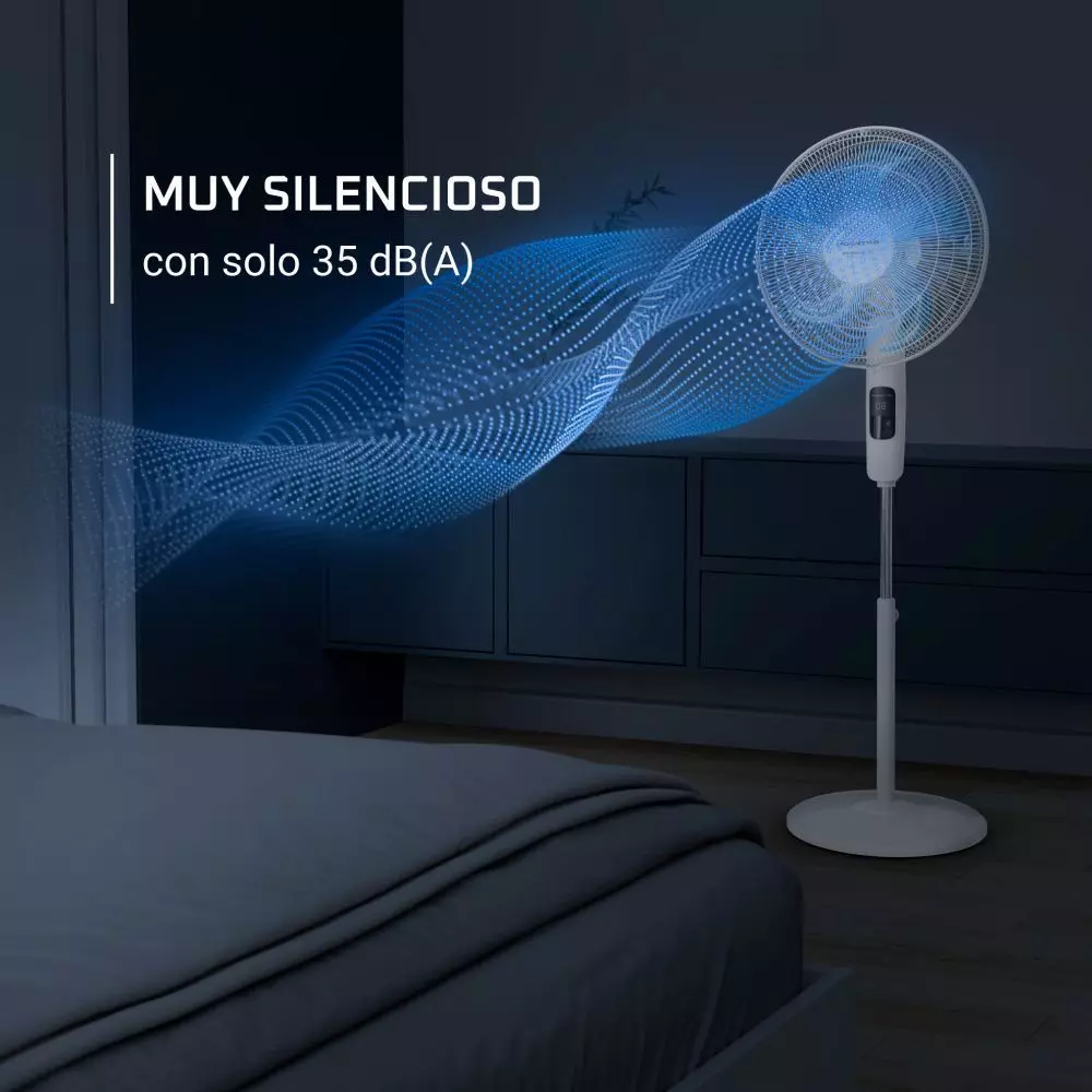 Ventilador pedestal Turbo Silence Fan 16'' 32 W Rowenta-2