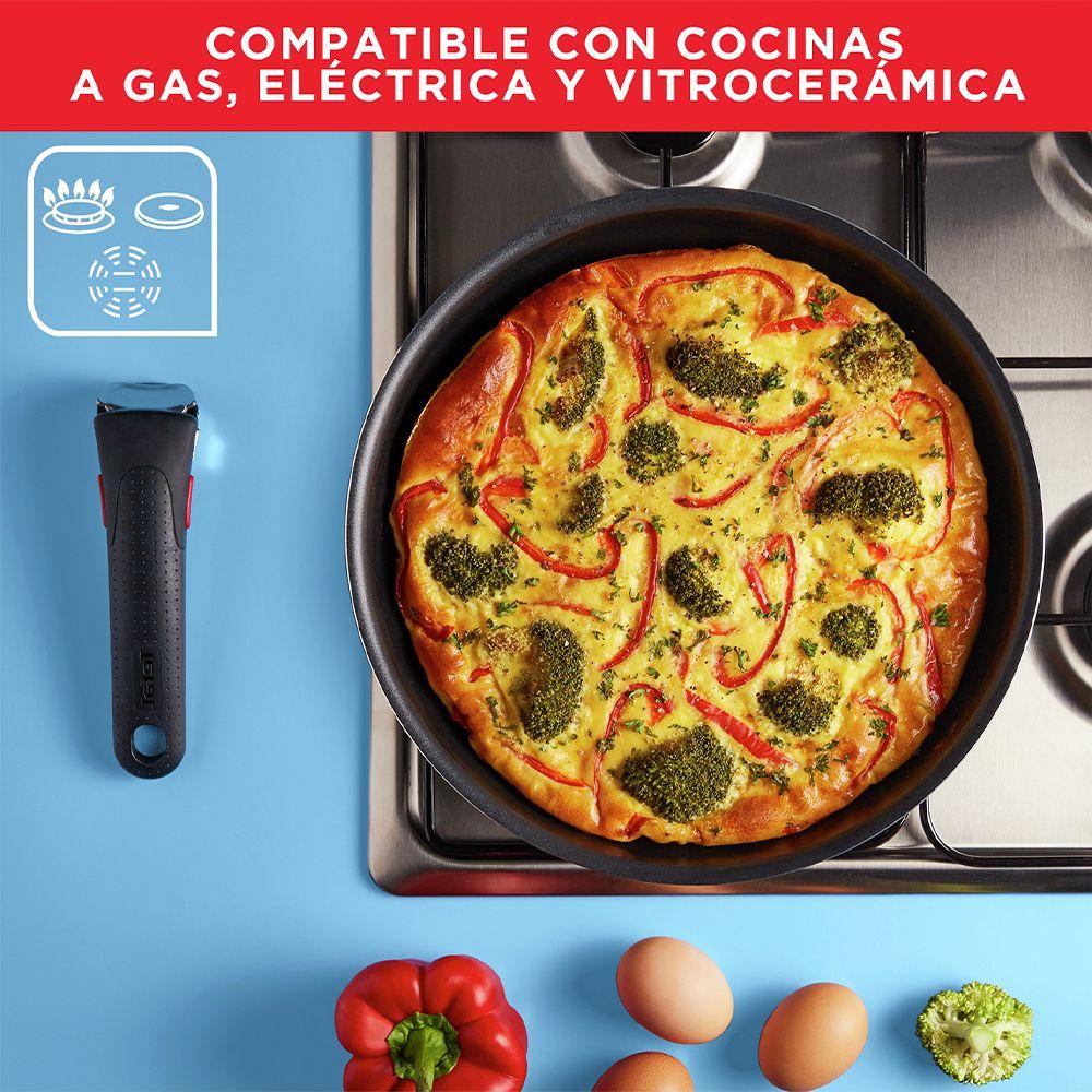 Bateria de cocina Antiadherente Ingenio 12 Piezas con mangos-3