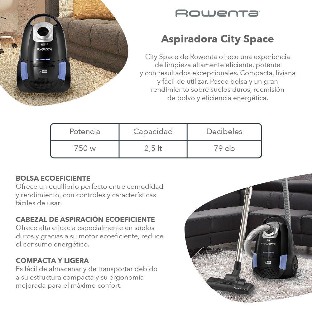 Aspiradora City Space Motor Ecoeficiente RO2611EA-1