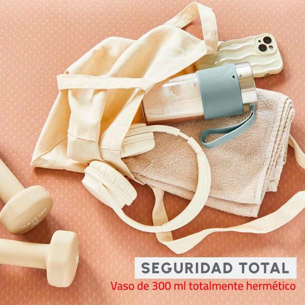 Licuadora Portátil Light Mix Azul 0,3L Moulinex-3