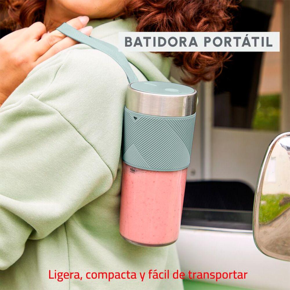 Licuadora Portátil Light Mix Azul 0,3L Moulinex-5