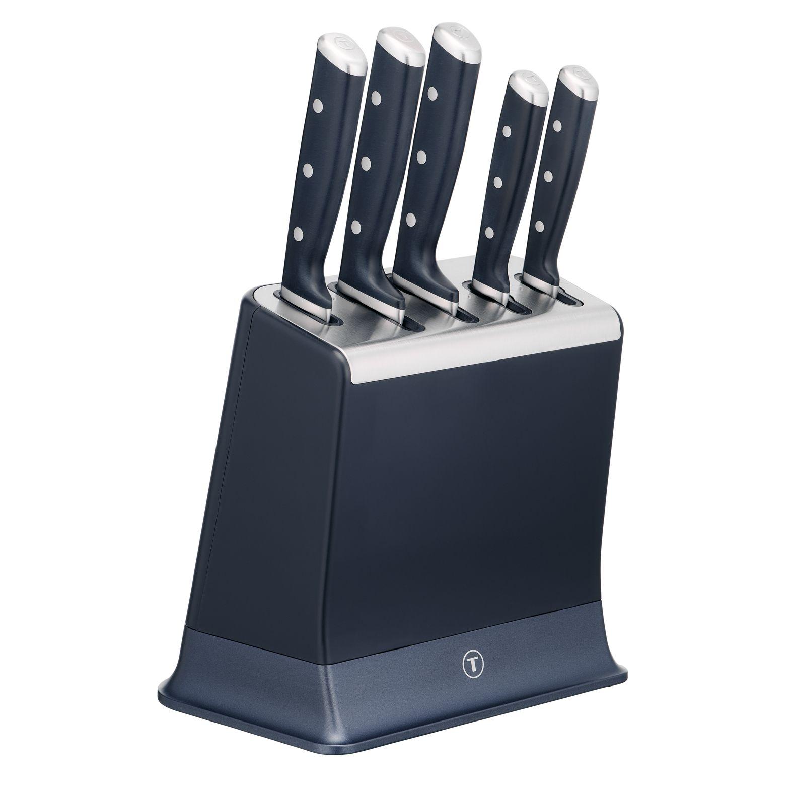 Set taco de 5 Cuchillos Con Afilador Eversharp Pro Tefal-0