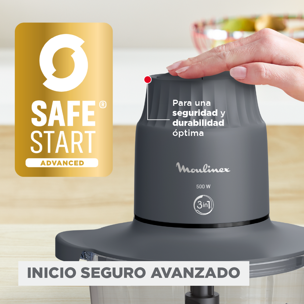 Picadora bowl de vidrio XXL 2L 500W Moulinex-4