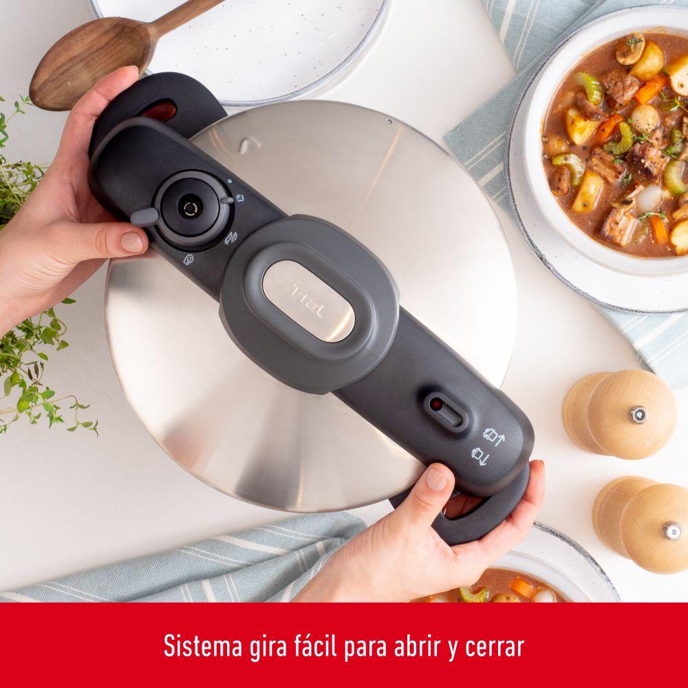 Olla a Presión Secure Compact 6L Acero InoxidableTefal-4