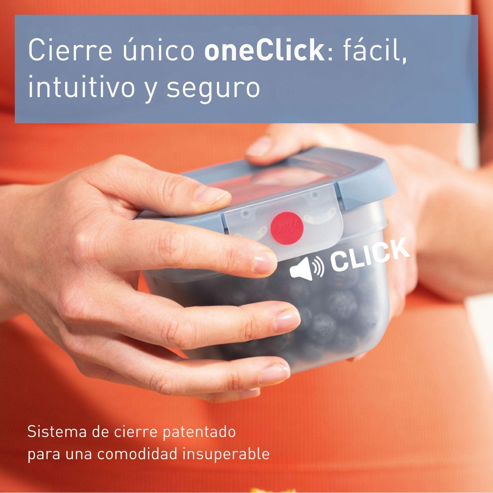 Contenedor hermetico de alimentos ONECLICK Azul 0,5/1,2/2,3L Tefal-1