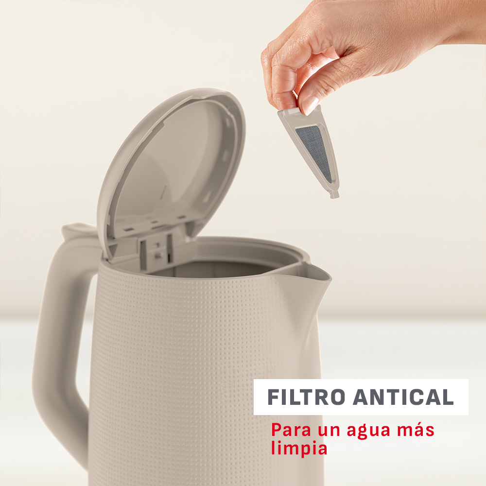 Hervidor Morning 1,7LT Gris Moulinex-2