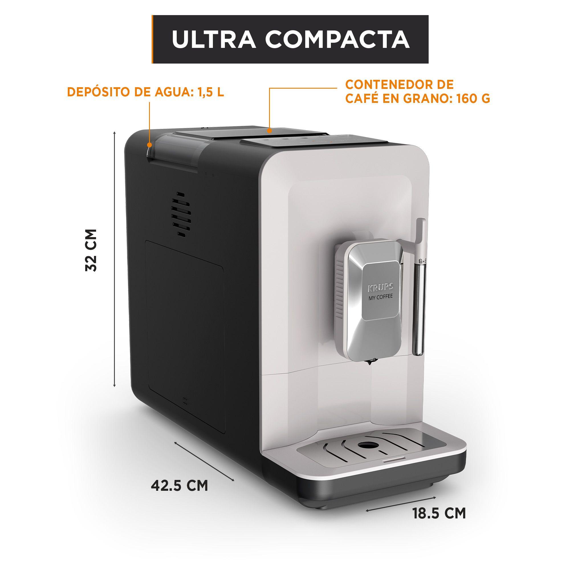 Cafetera Espresso My Coffee Steam Digital Krups-5