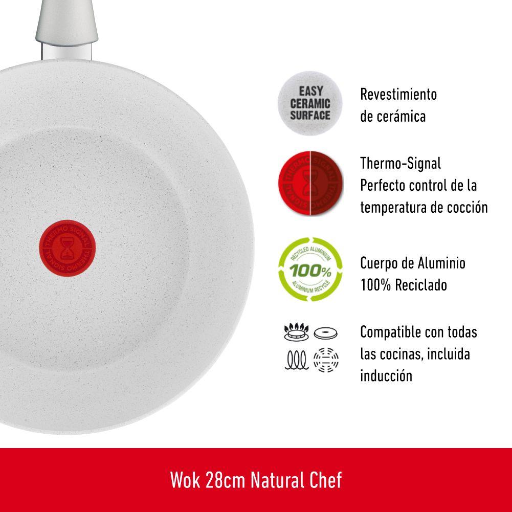 Wok 28 cm Natural Chef -6
