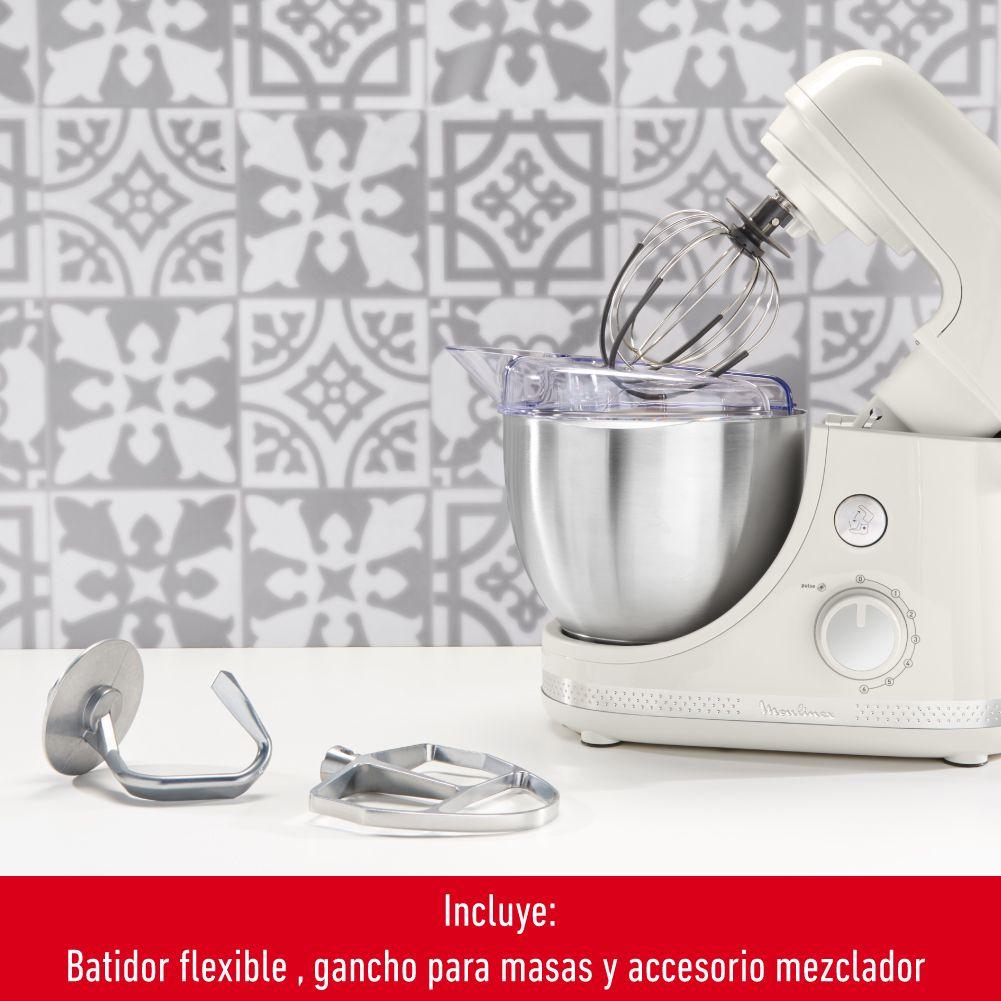 Batidora Pedestal Planetaria Soleil 4,6LT 900W 6V +Pulse Moulinex-1