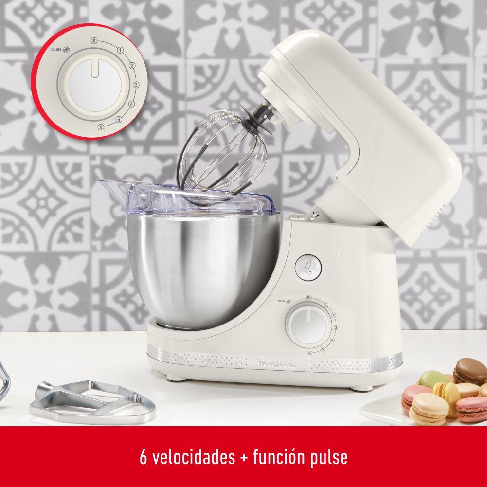 Batidora Pedestal Planetaria Soleil 4,6LT 900W 6V +Pulse Moulinex-2