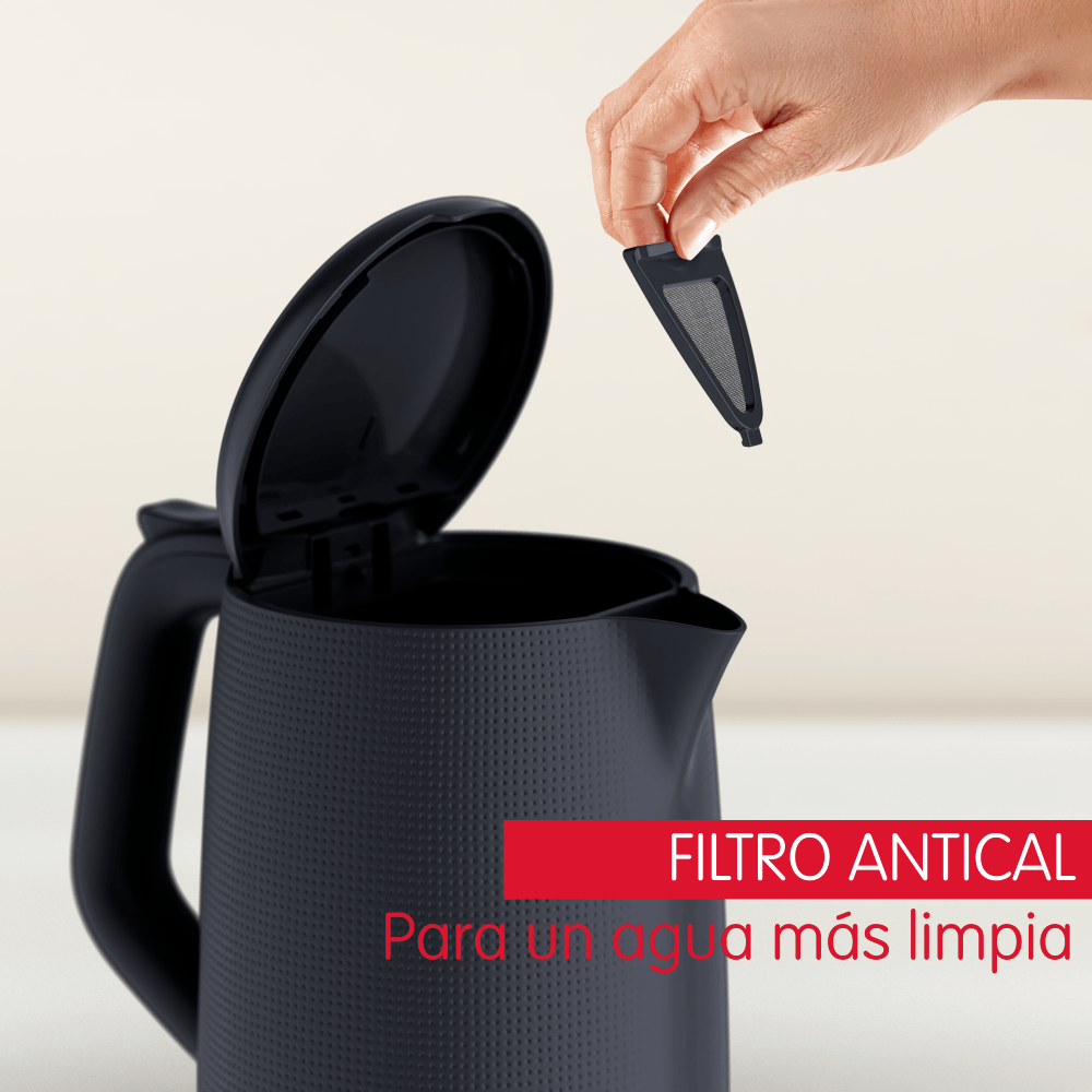 Hervidor Morning 1,7L Negro Moulinex-4