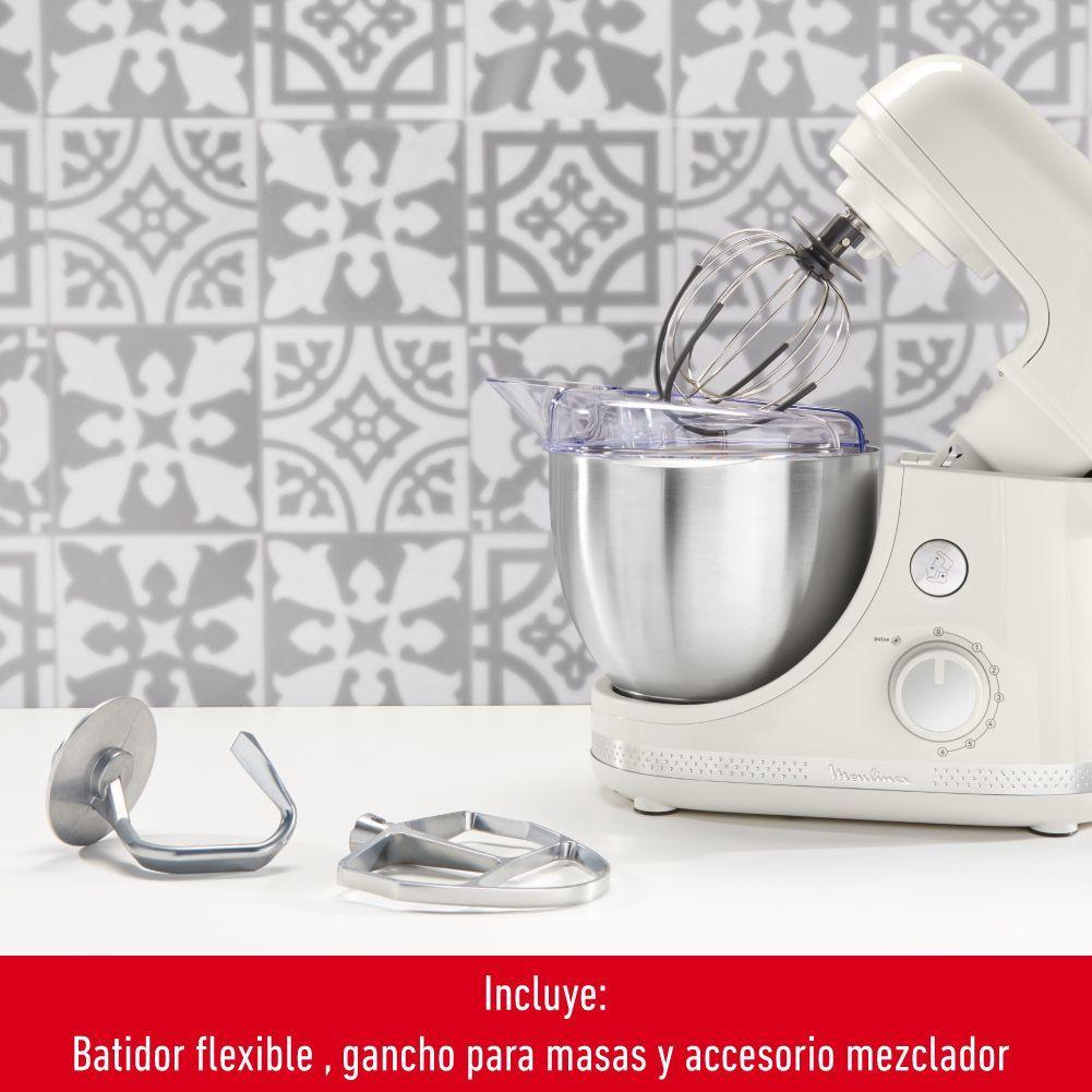 Batidora Pedestal Planetaria Soleil 4,6LT 900W 6V +Pulse QA250A10 Blanco-2