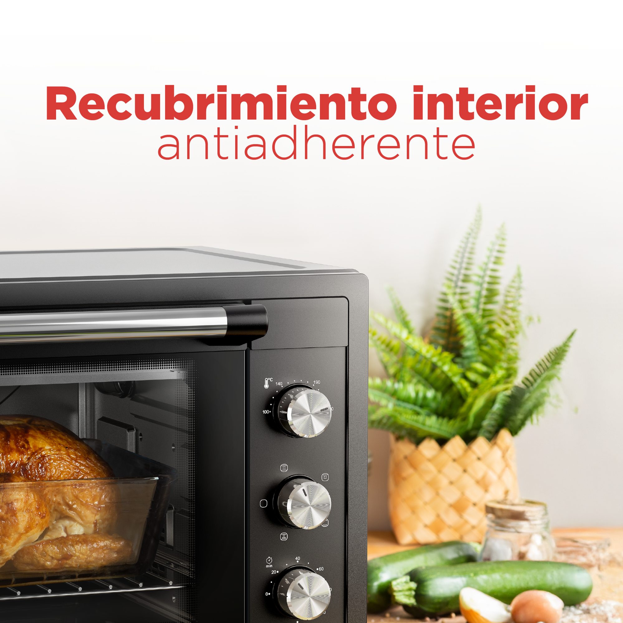 Horno Electrico Moulinex 60L con función Freidora de Aire-4