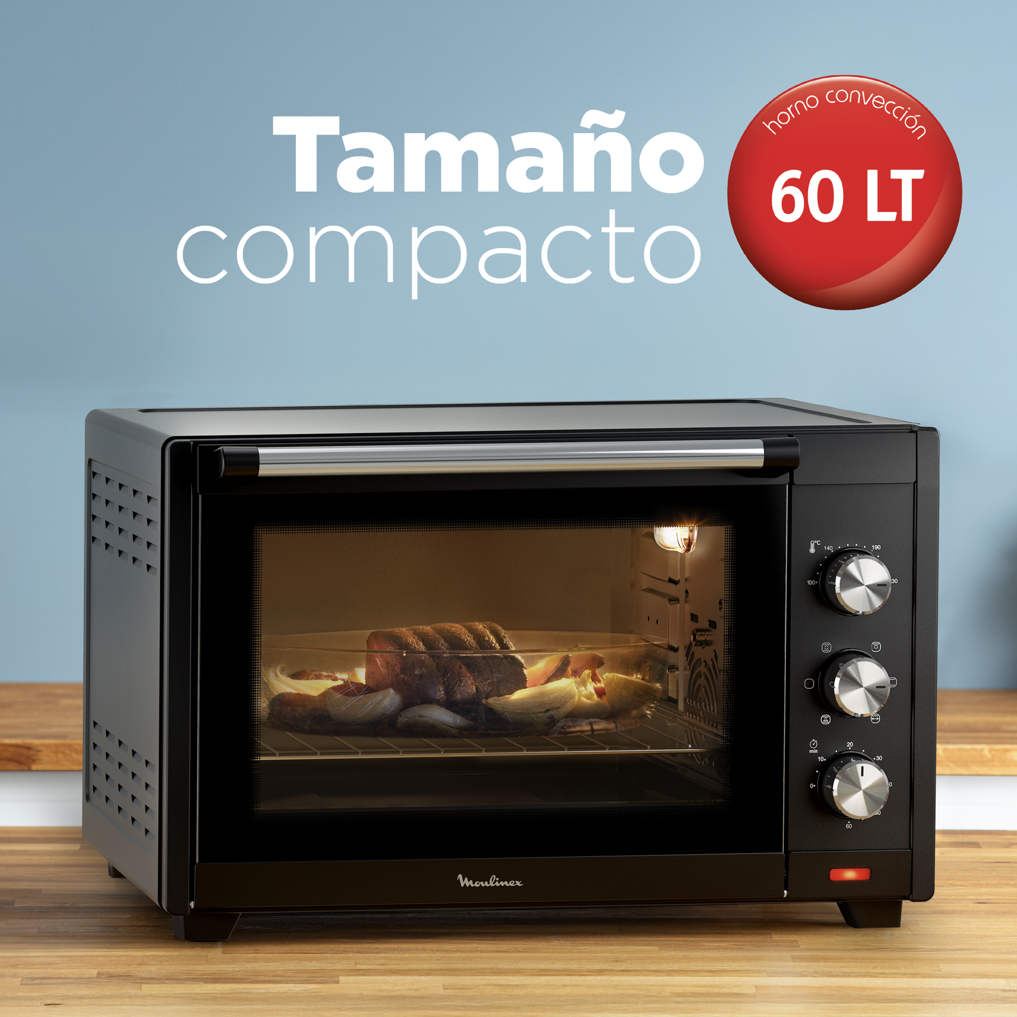Horno Electrico Moulinex 60L con función Freidora de Aire-5
