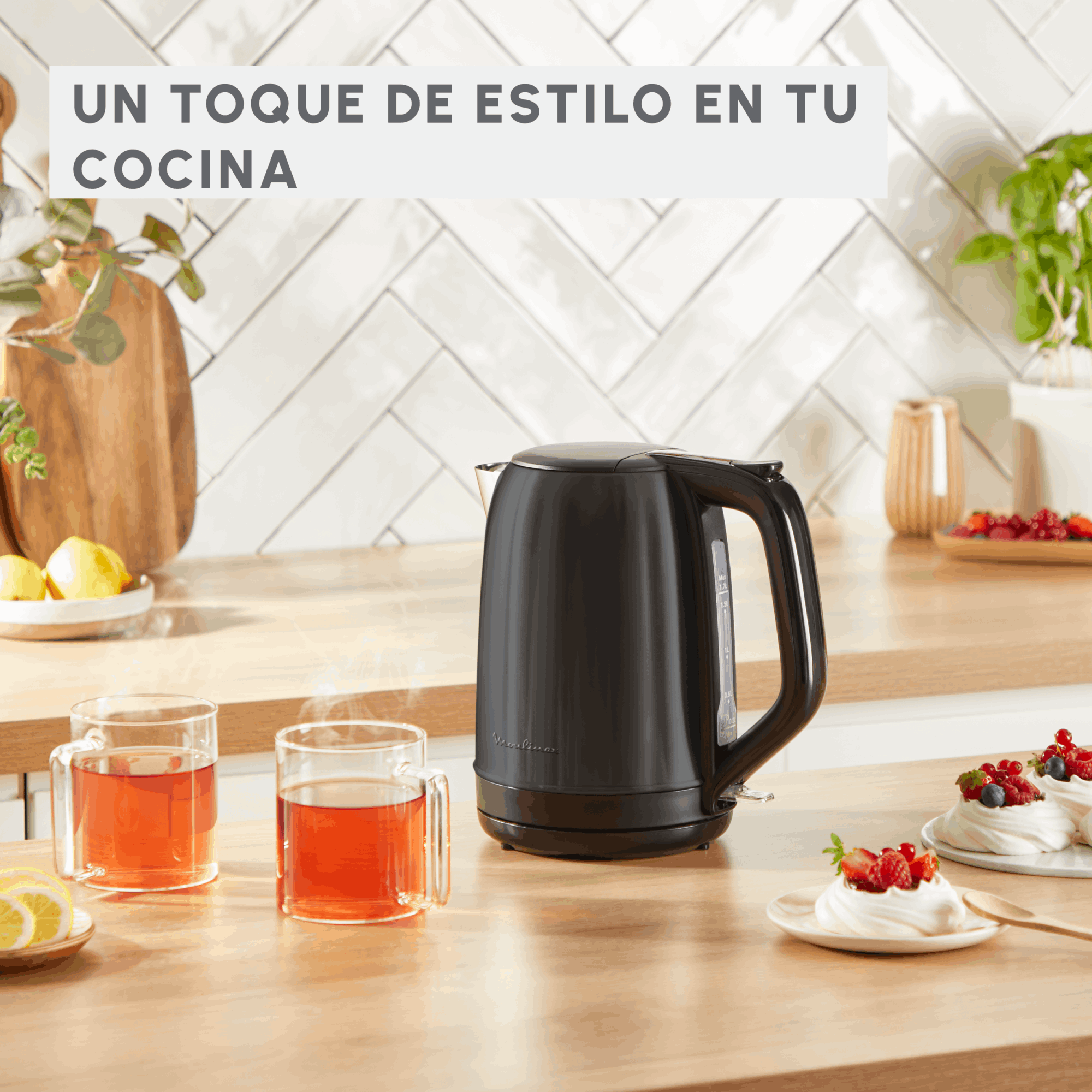 Hervidor Subito 5 1,7 L Inox Negro Moulinex-4