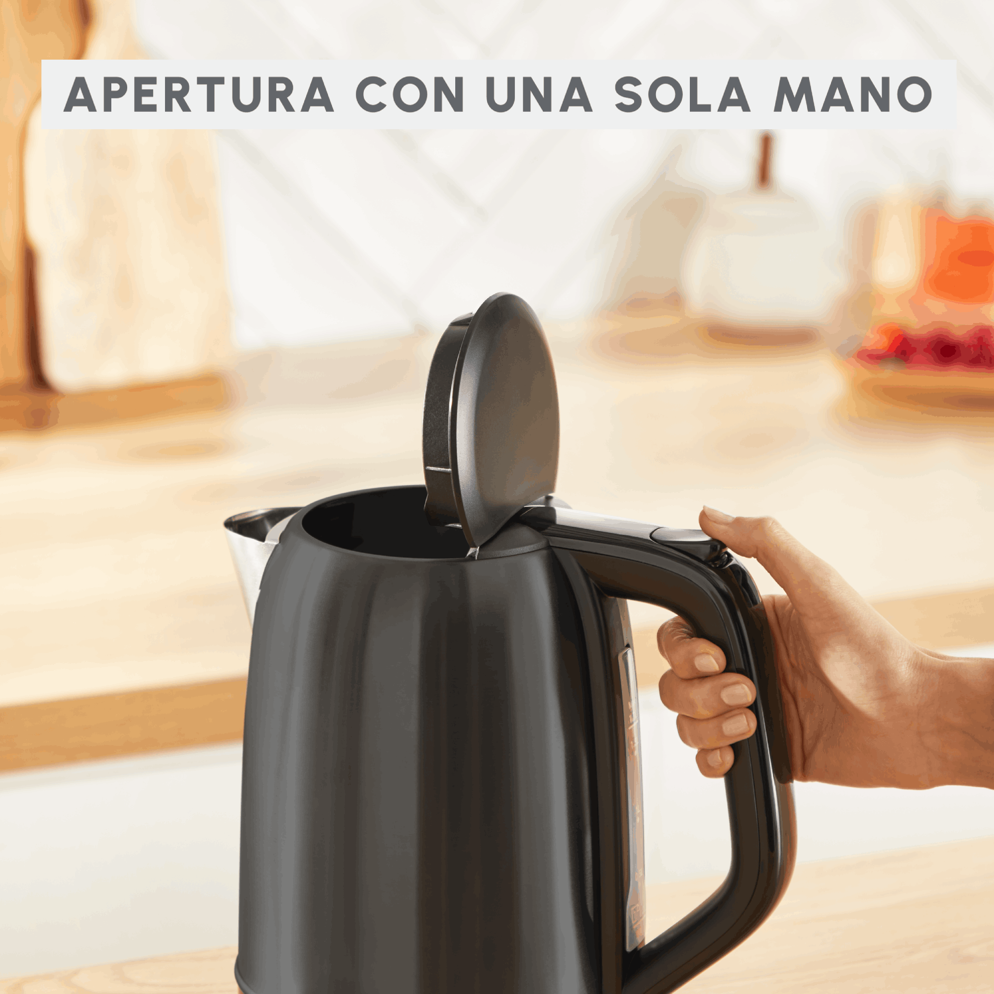 Hervidor Subito 5 1,7 L Inox Negro Moulinex-5