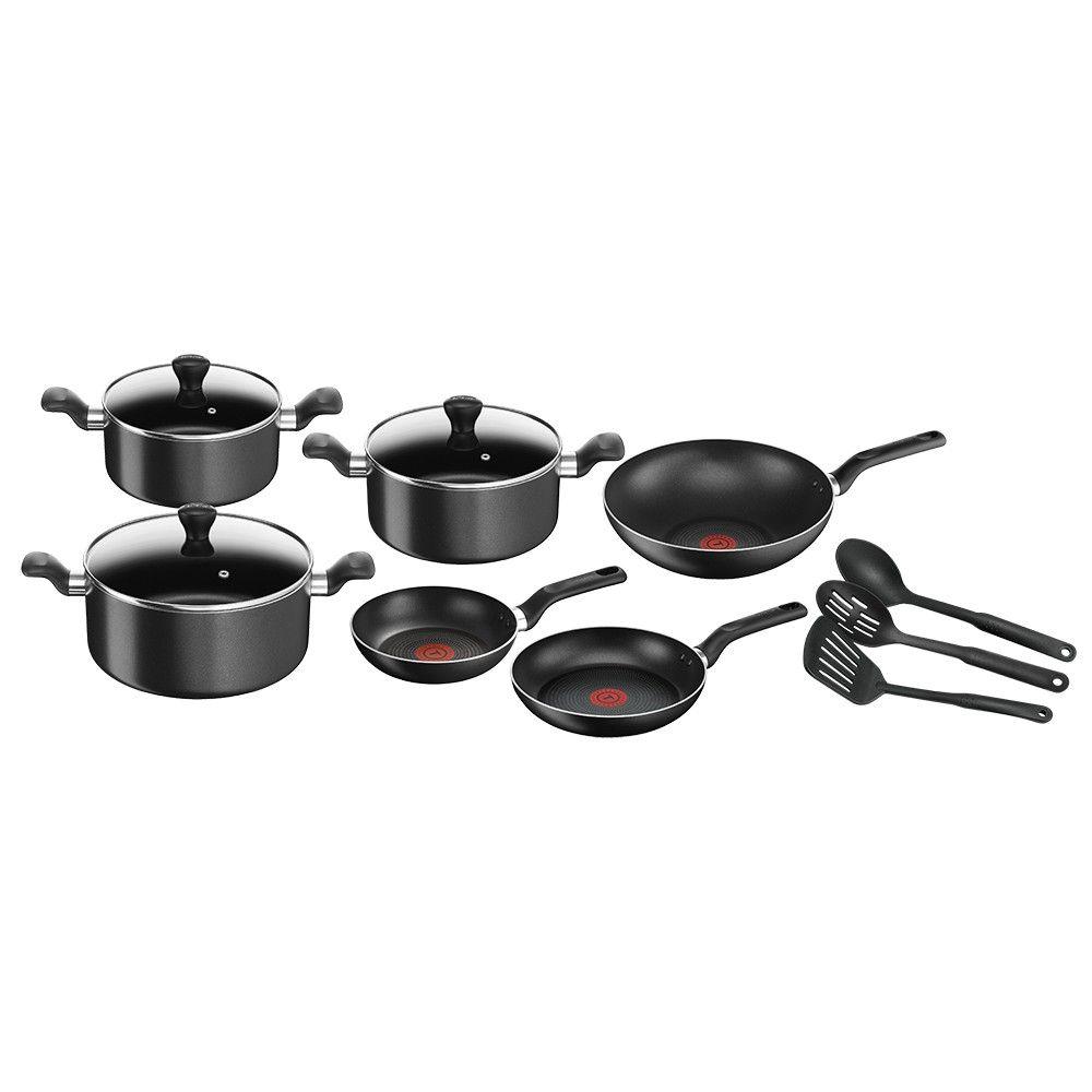 Batería 12 piezas Super Cook Black-0