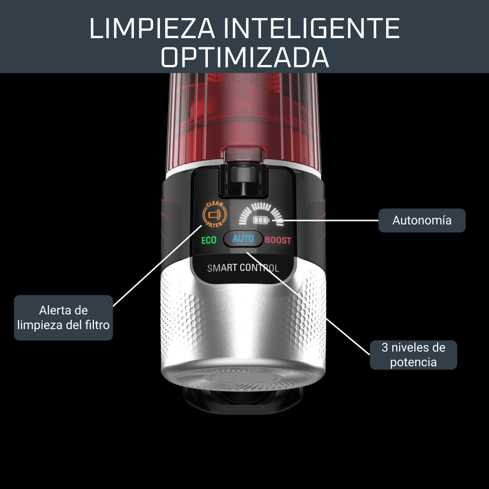 Aspiradora Vertical X-FORCE FLEX 9.60 100W Parquet Rowenta-2