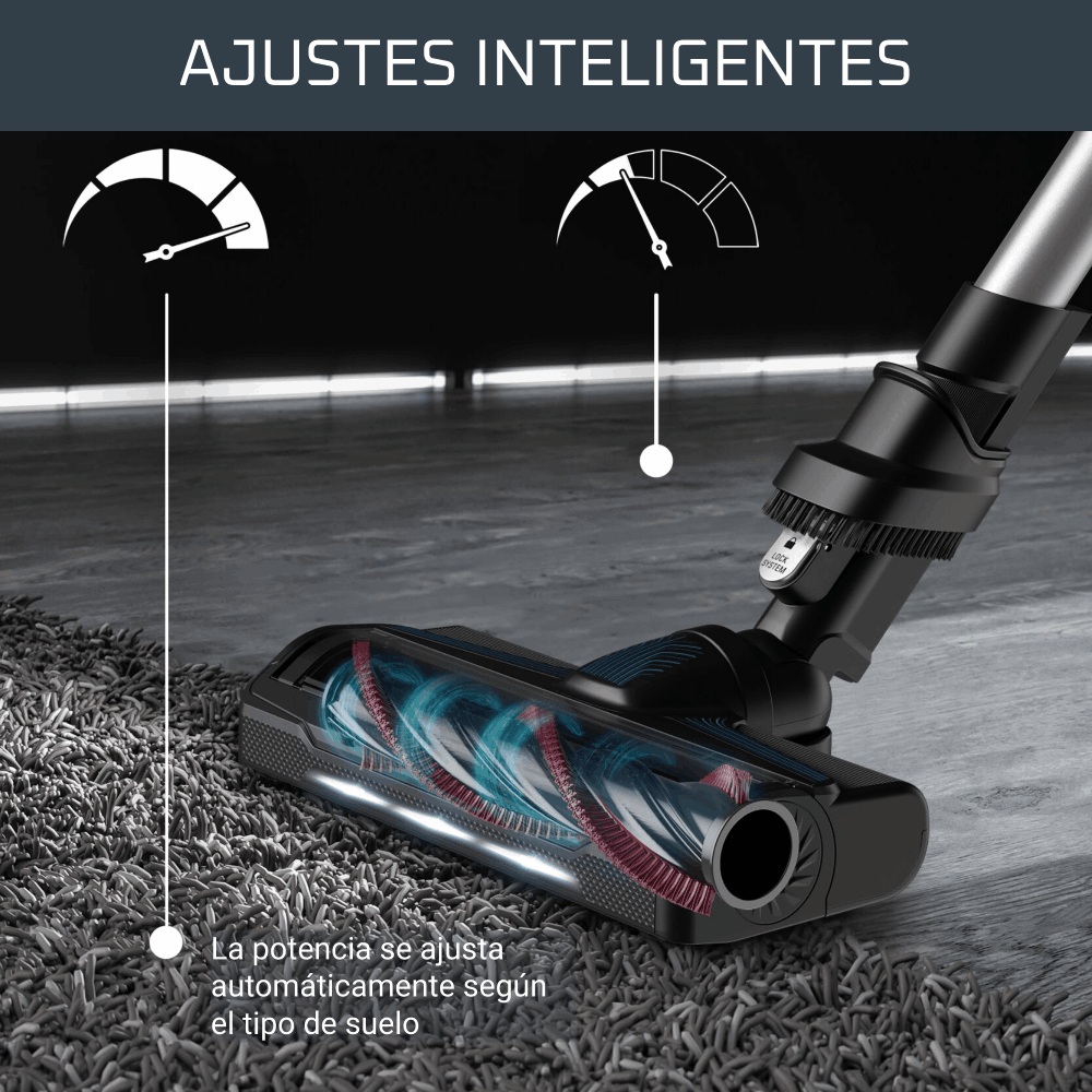 Aspiradora Vertical X-FORCE FLEX 9.60 100W Parquet Rowenta-4