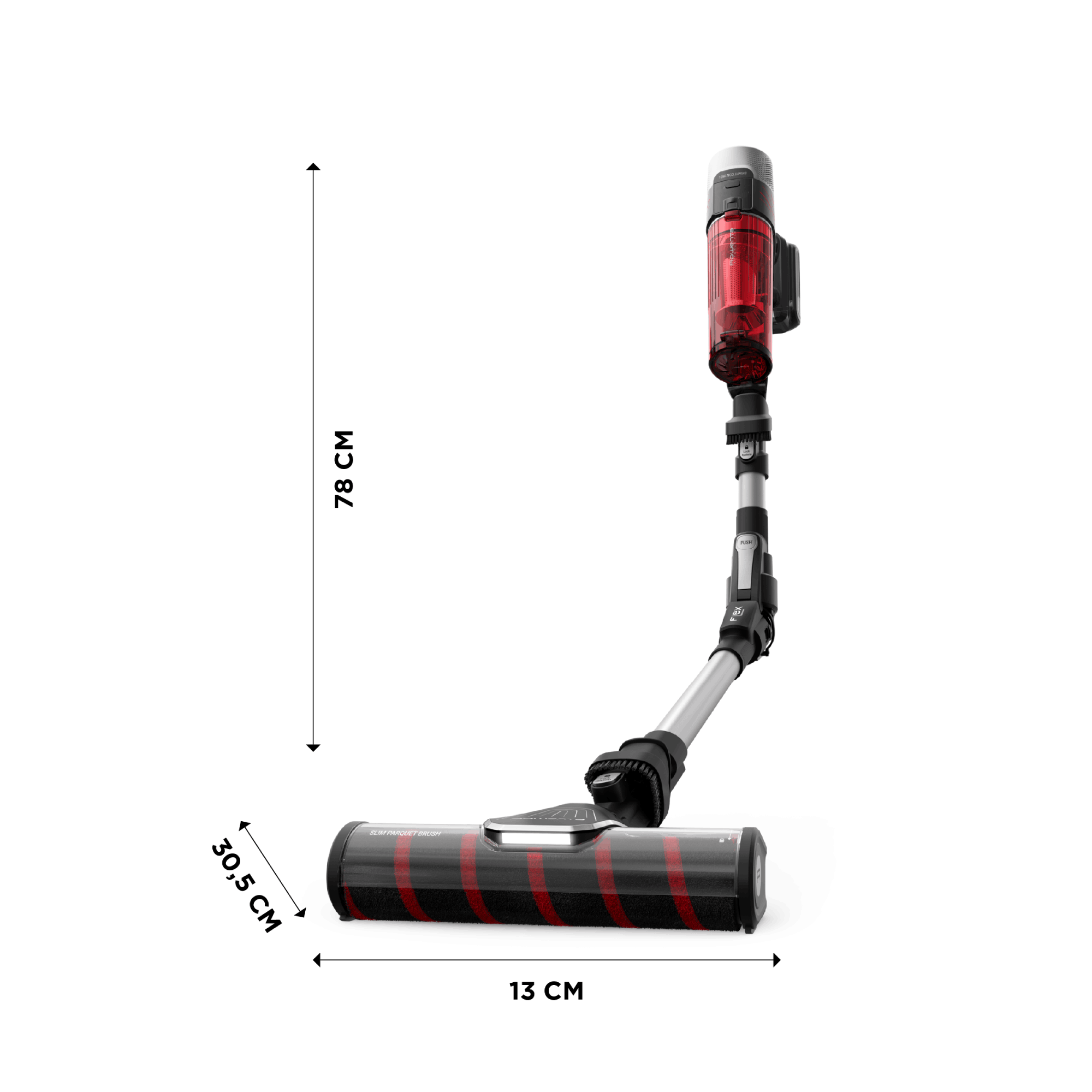 Aspiradora Vertical X-FORCE FLEX 9.60 100W Parquet Rowenta-6