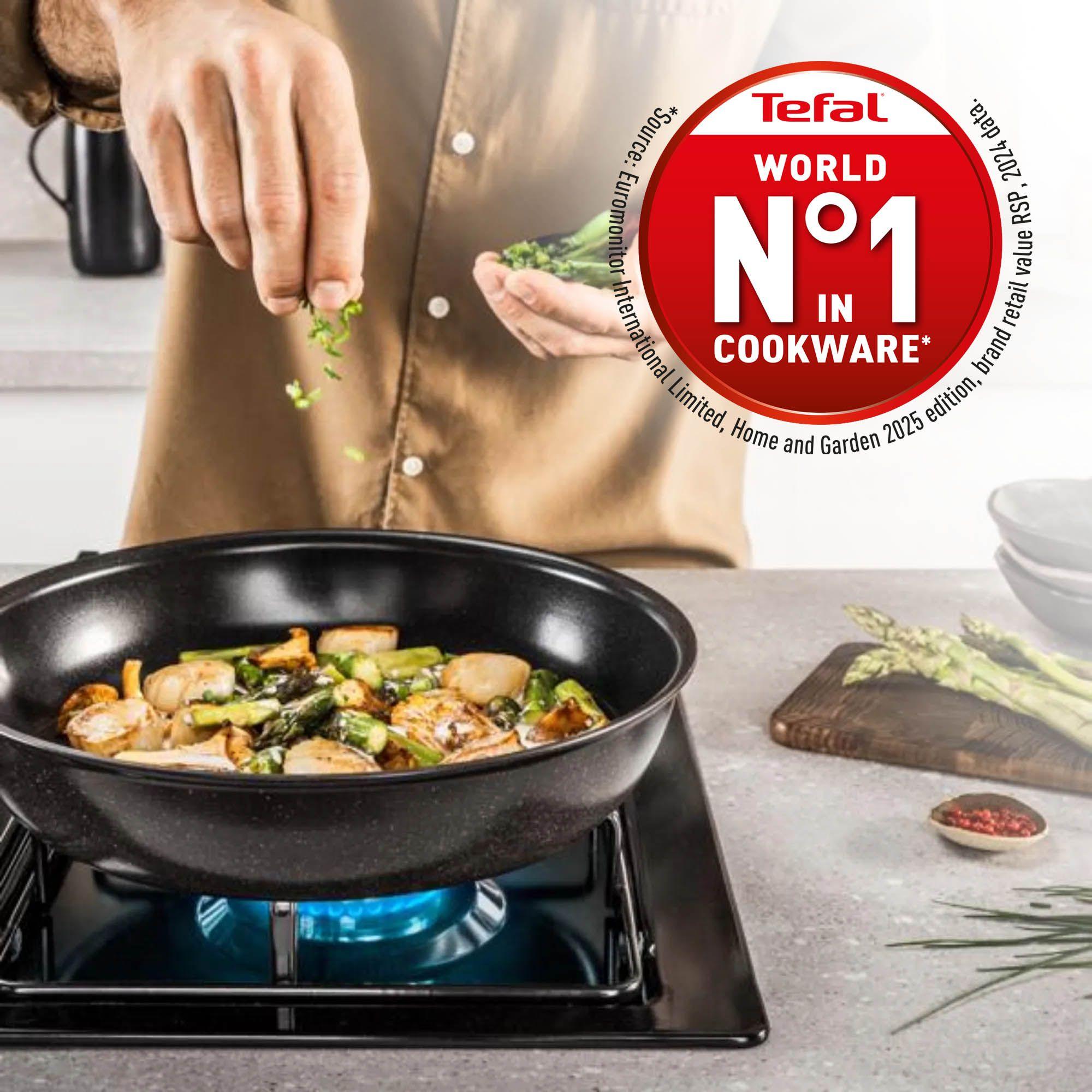 Wok 28 CM Excellence Ceramica FusionCore Tefal-6