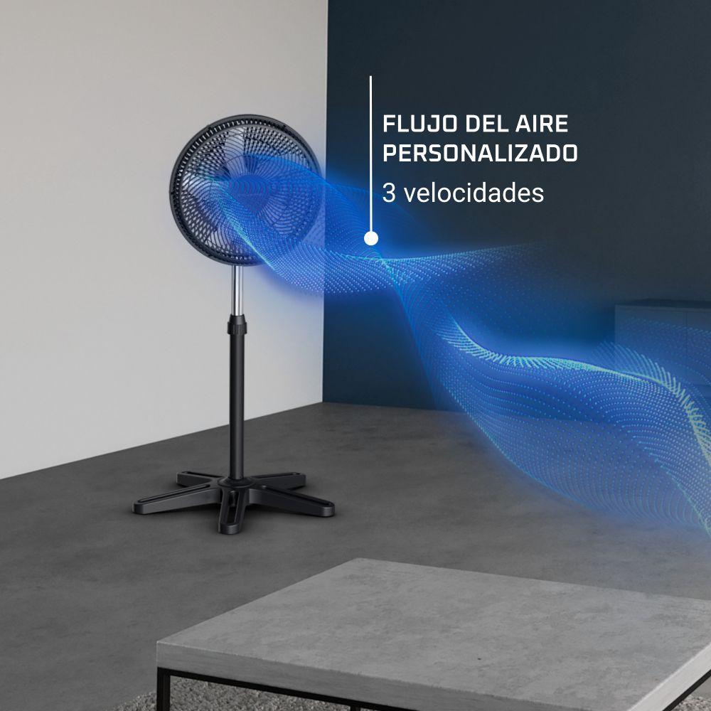 Ventilador pedestal Turbo Essential 15'' 40W Rowenta-2