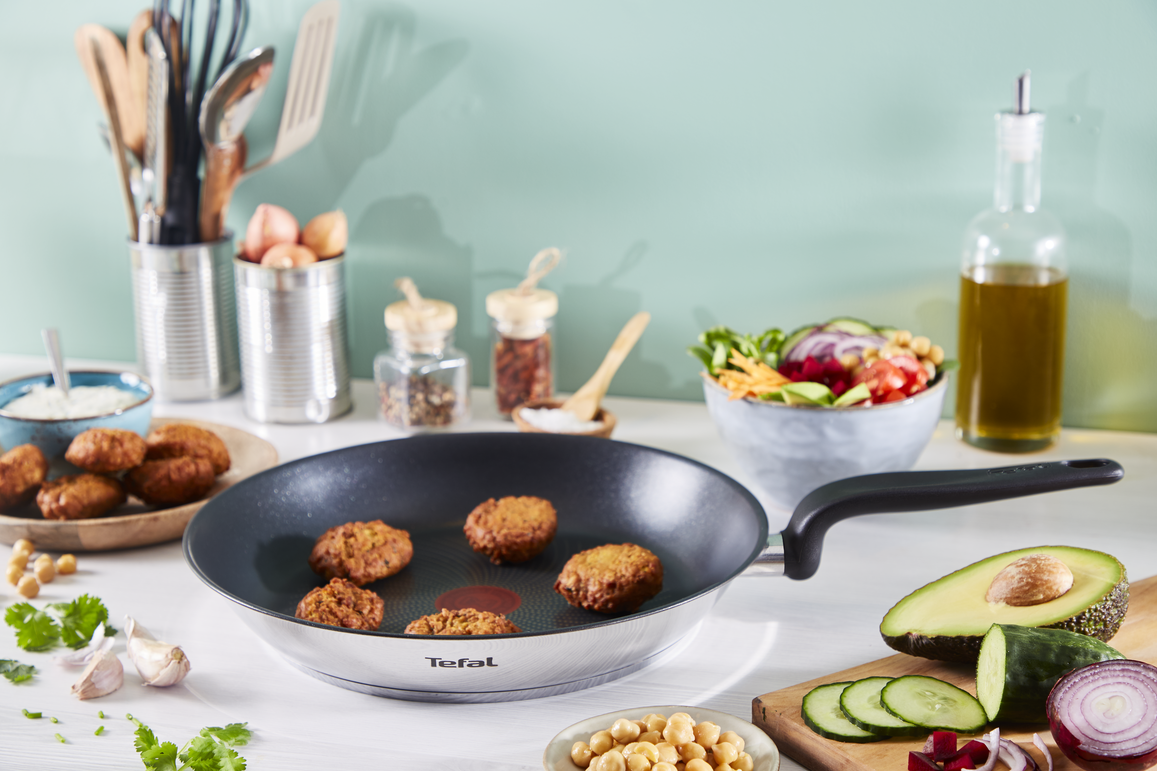 Sárten 28 cm acero Inoxidable Primary Tefal-4