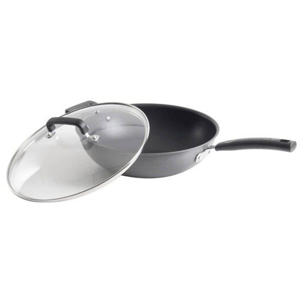 Wok 30 cm con Tapa Anodizado-3