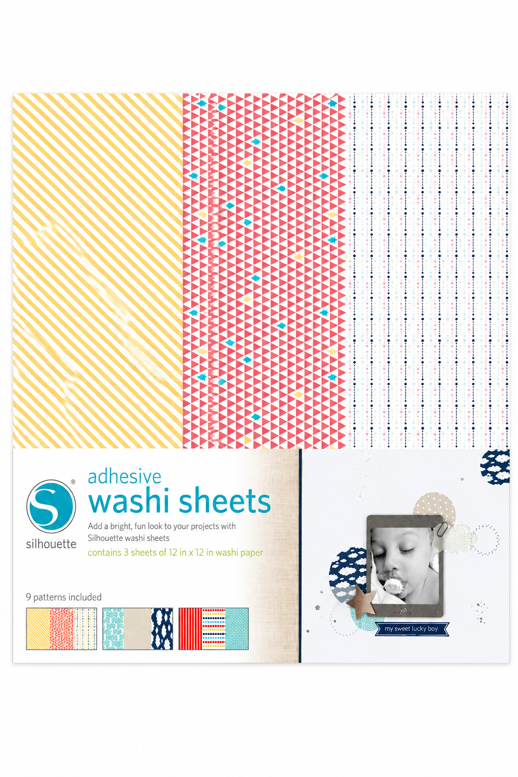 Hojas Washi Multicolor Silhouette-0