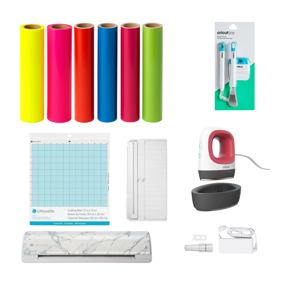 Kit Cameo 5 Blanco Carrara + Cricut EasyPress Mini + Insumos-1