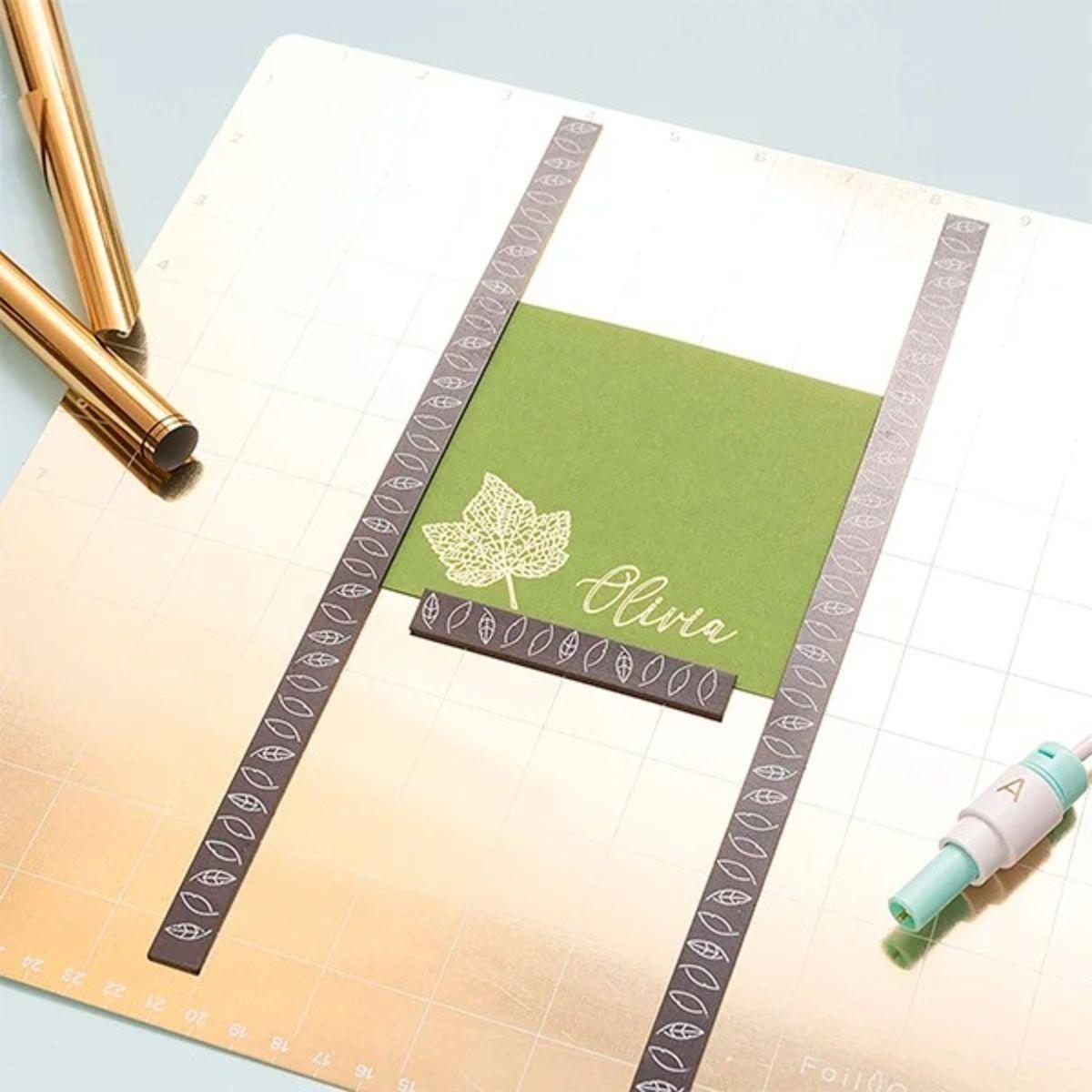 Tapete Magnético Para Foil Quill Dorado American Craft-5
