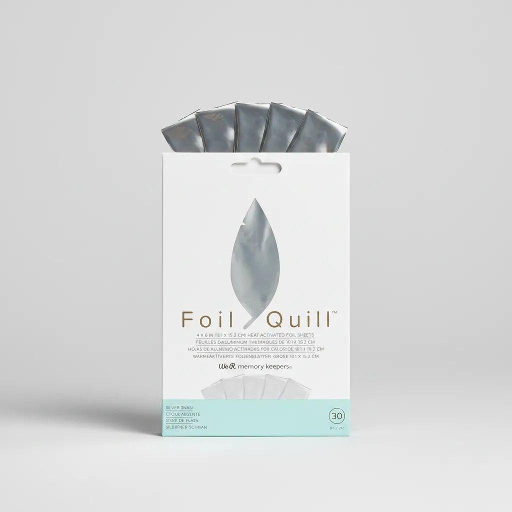 Pack De Foil Quill 4 X 6 - 30 Hojas Plateado American Craft-3
