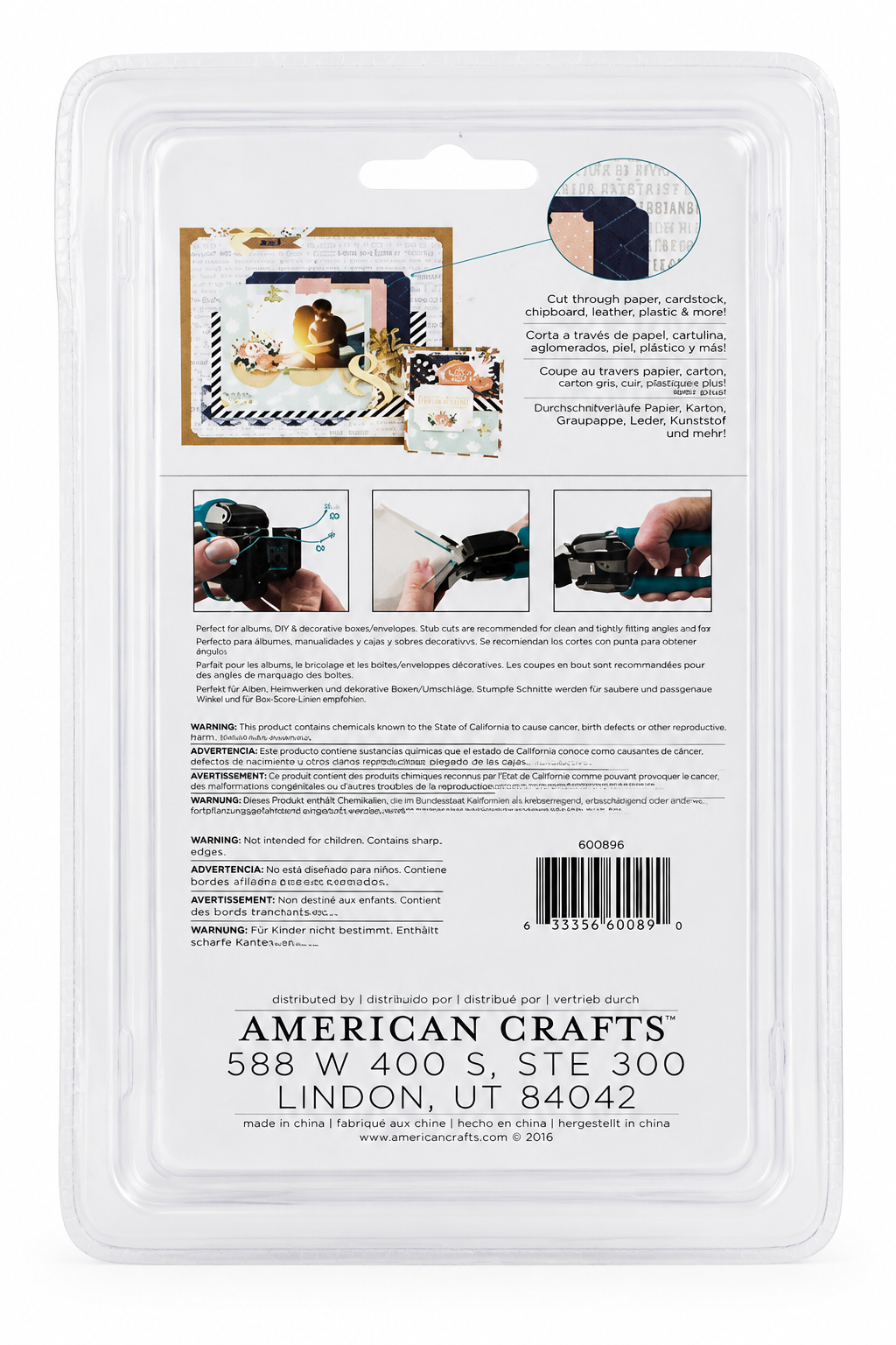Cortador De Esquinas Stub & Scallop American Craft-7