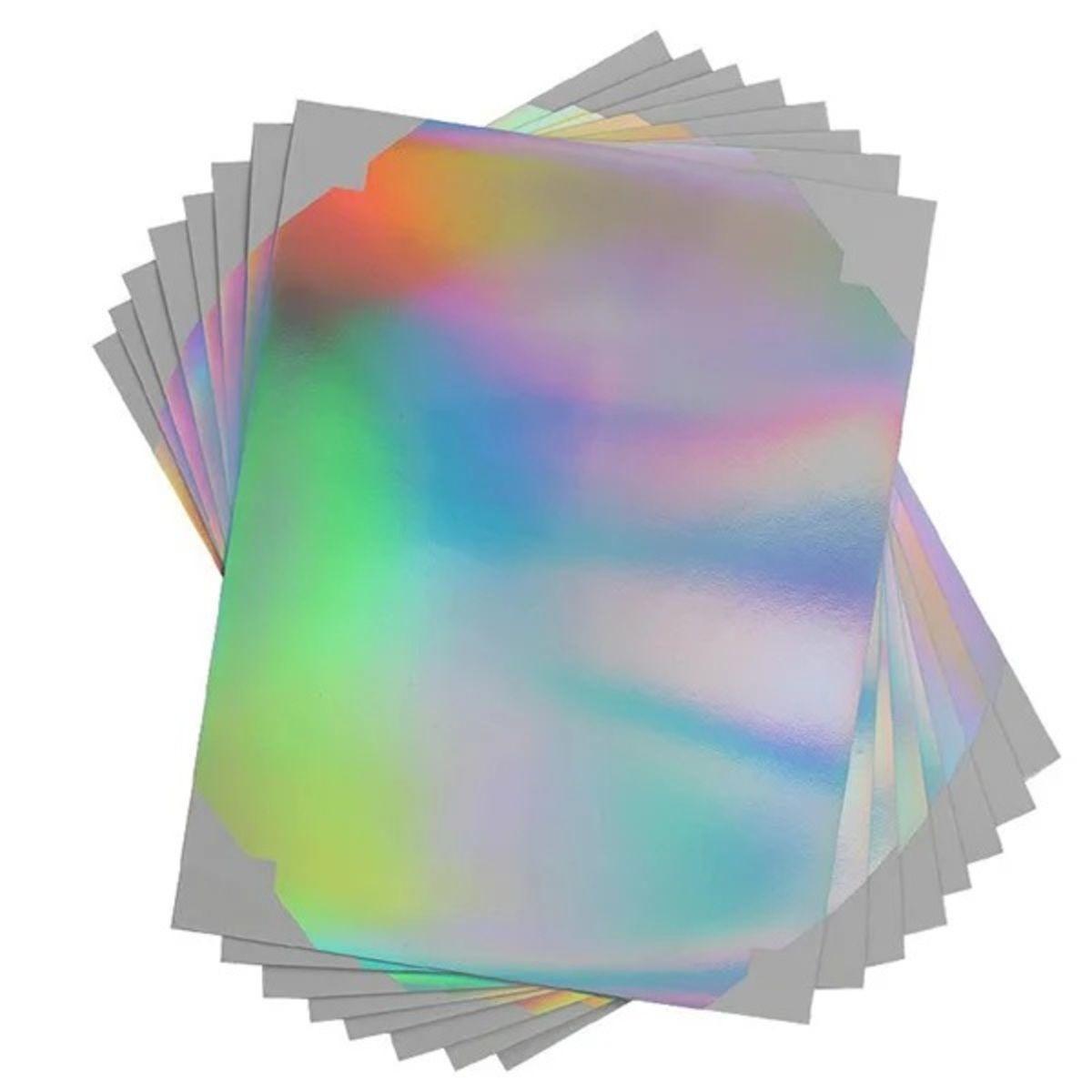 Papel Adh. Imprimible Holográfico 8 in Carta Silhouette-3