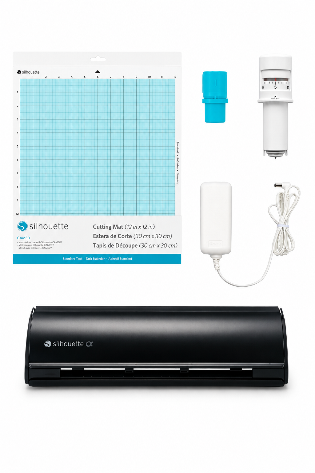 Kit Full Plotter de Corte Cameo 5 Alpha Negra Silhouette-1