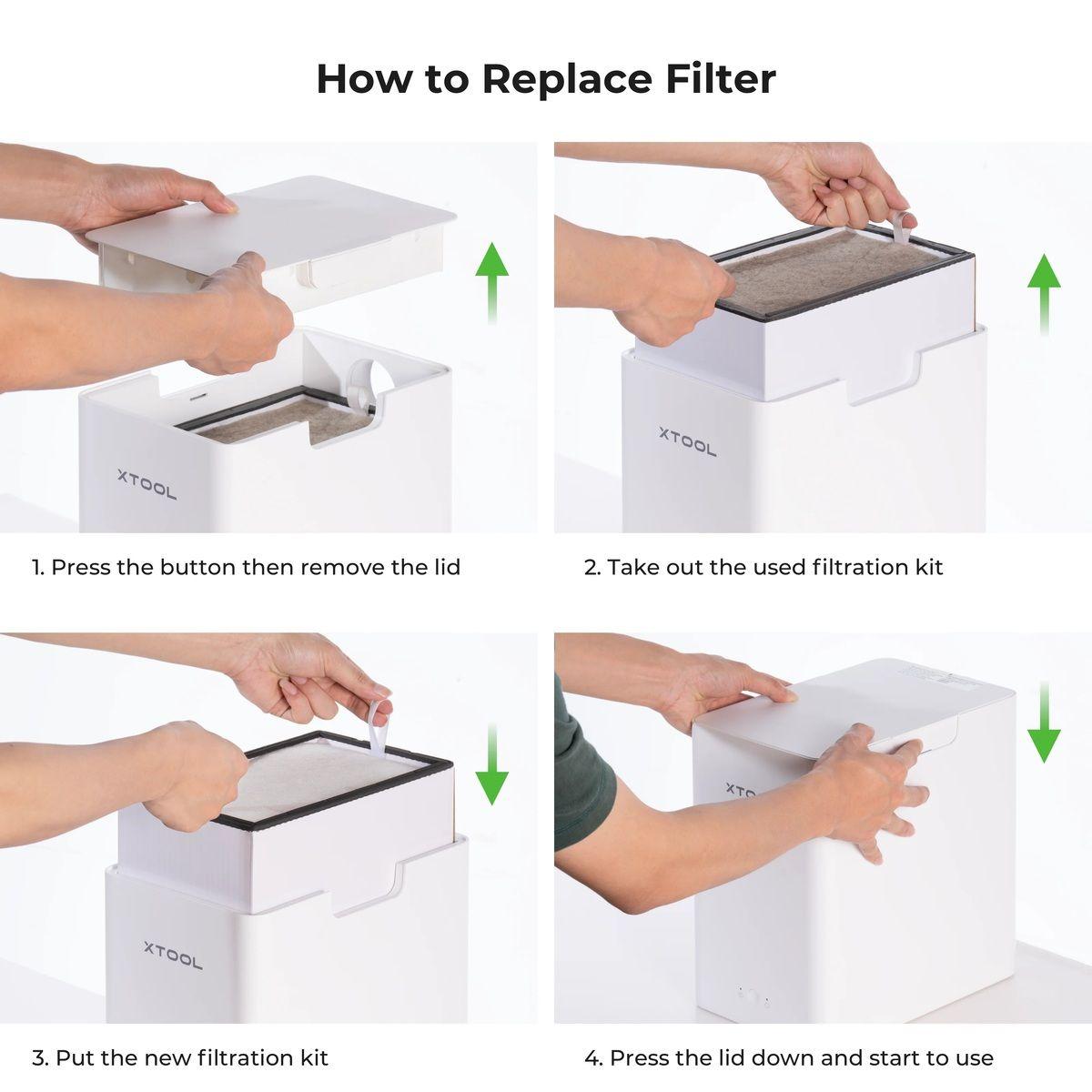 Xtool Purificador De Aire - Desktop Smoke Purifier-4