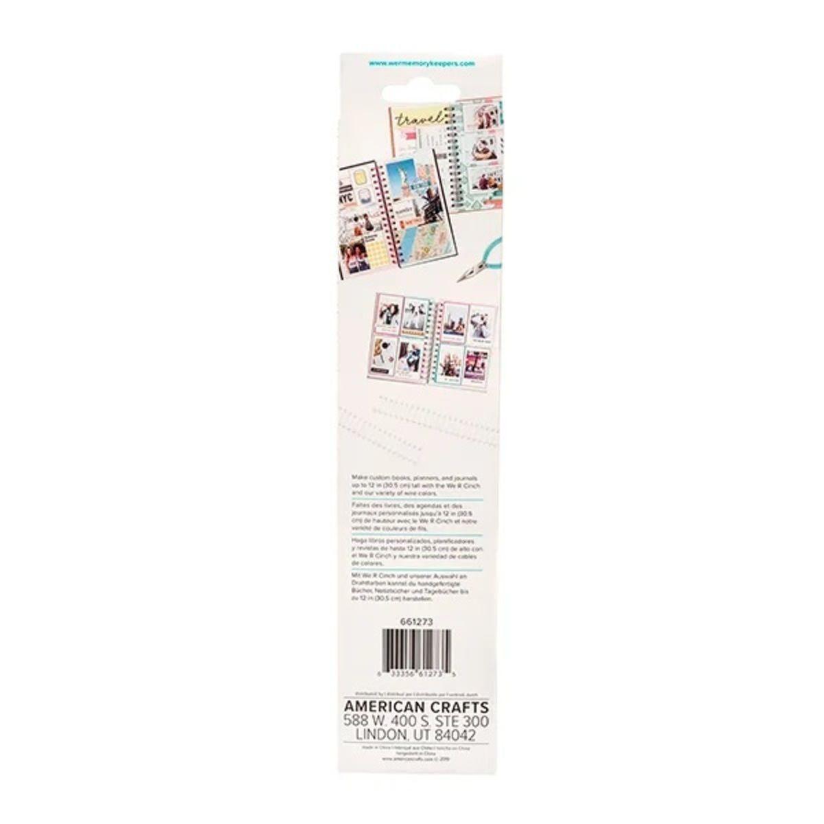 Espirales 1.58 cm 4 Unid Blanco American Craft-1