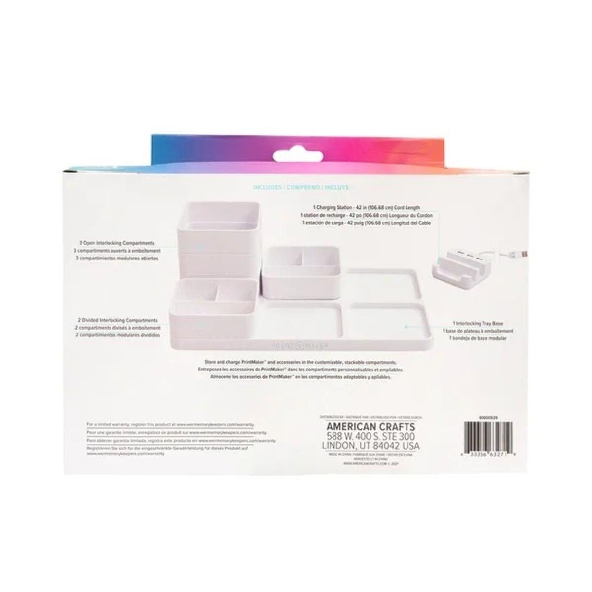 Base De Carga Print Blanco American Craft-3