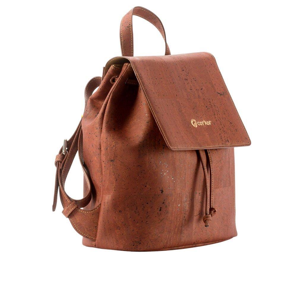 Mochila Corkor Cuero Vegano Corcho Sustentable-2