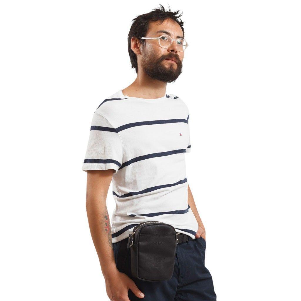 Bolso Corkor Negro Bandolera Vertical Corcho Cuero Vegano-8