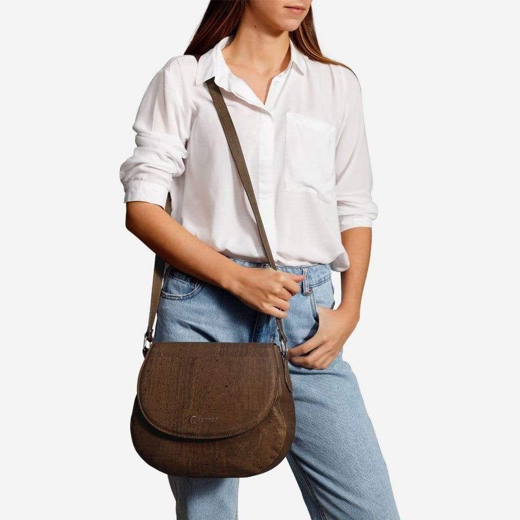 Cartera Bolso Bucket Corcho Natural Cuero Vegano-4