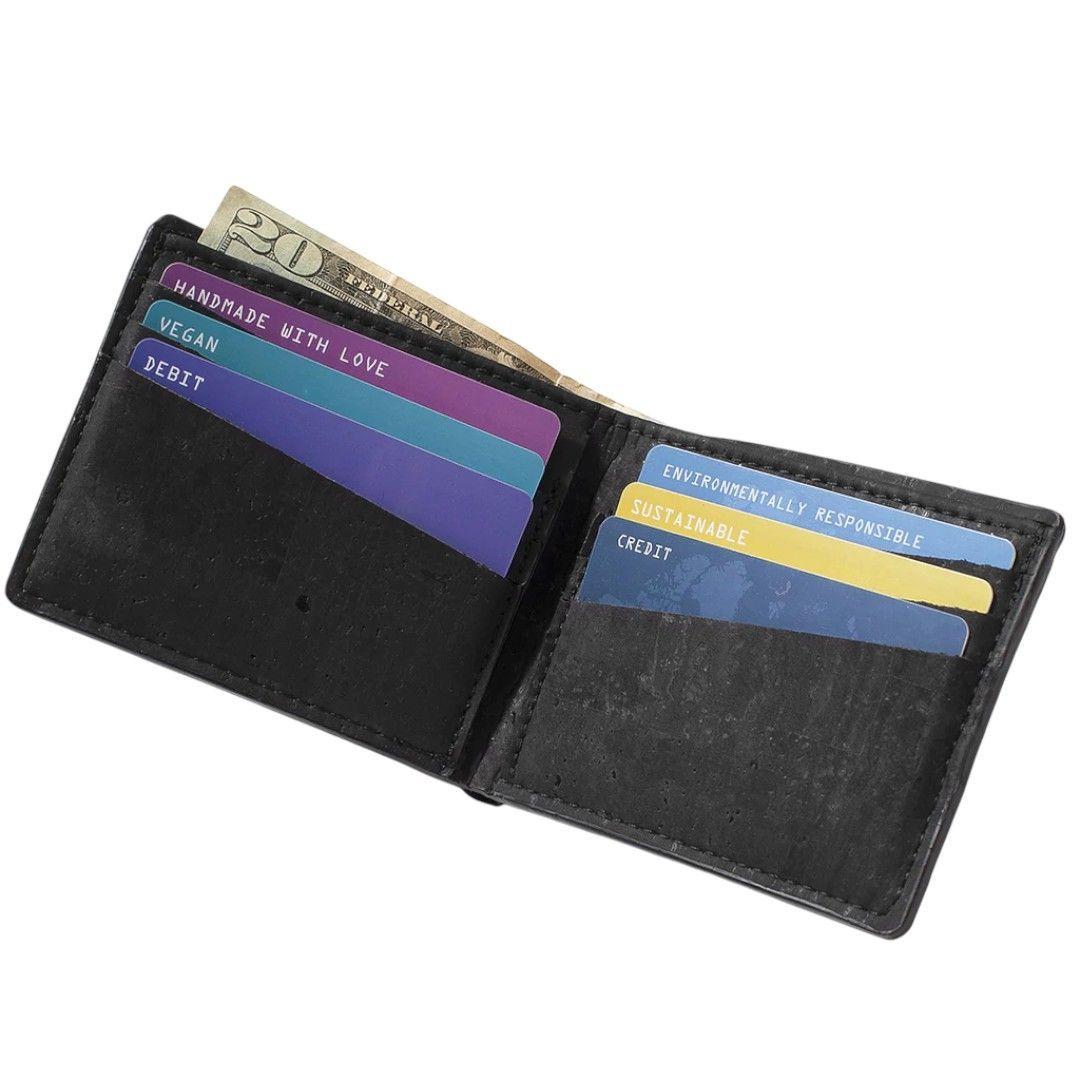 Billetera Corcho Delgada Anticlonacion Animal Cruelty Free-0