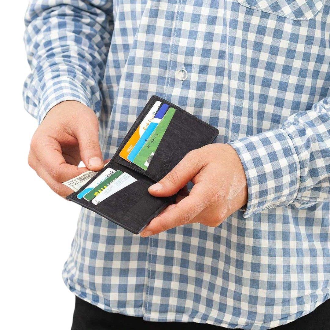 Billetera Corcho Delgada Anticlonacion Animal Cruelty Free-1