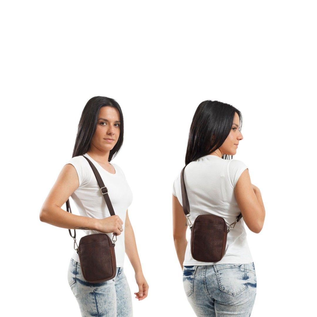 Bolso Corkor Bandolera Vertical Corcho Cuero Vegano-4