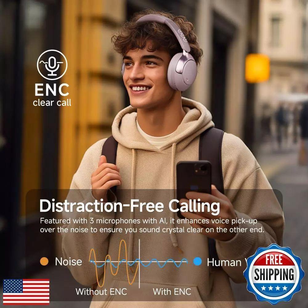 Qcy H3 Pro Anc Auriculares Bt 5.4 Conexión Dual 50db Hi-res Cancelación Ruido 60H-3