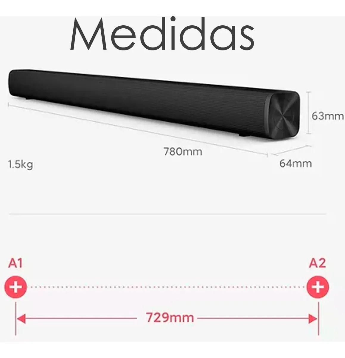 Xiaomi Barra De Sonido Soundbar 2.0 Parlantes bluetooth Bluetooth 5.3-5