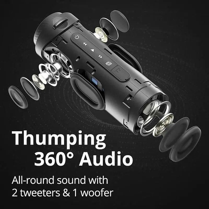 Tronsmart T7 Parlante inalambrico IPX7 bocina bluetooth 5.3 Sound Pulse 360°-3