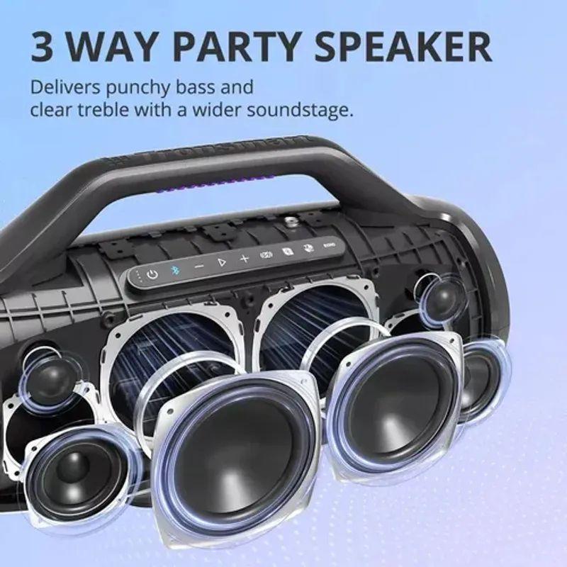Parlante Tronsmart Bang Max 130w Karaoke Recargable Portatil Negro-6