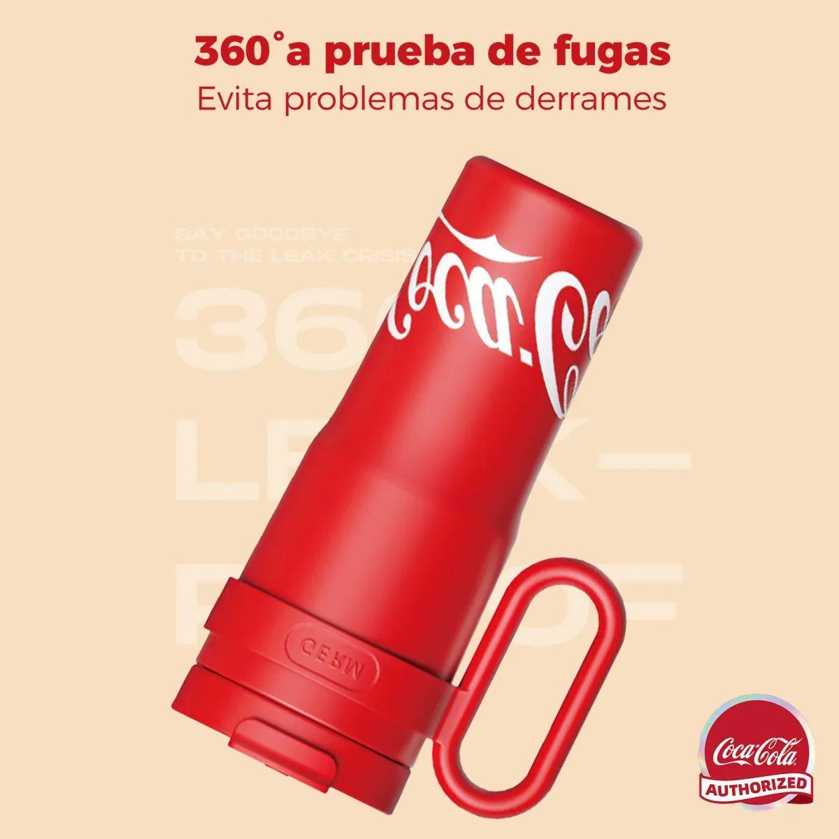 COCA COLA X GERM Termo Mug De 110ml Vaso Térmico Agua Mega Tumbler Frío O Caliente Rojo / Blanco-2